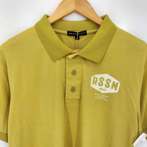 ロサーセン ROSASEN ヴィンテージアート天竺半袖ポロシャツ メンズ LL