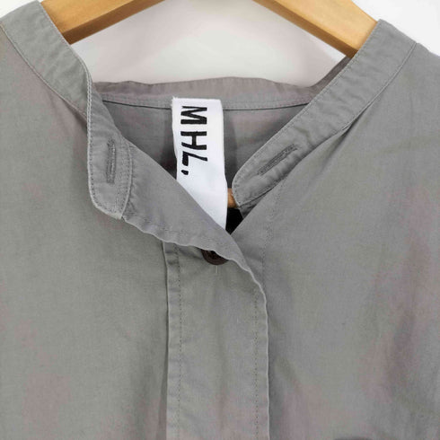 エムエイチエル MHL. 24SS ボックス バンドカラーシャツ レディース JPN:2