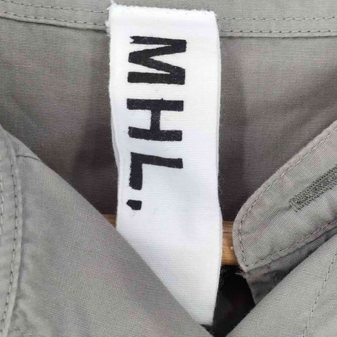 エムエイチエル MHL. 24SS ボックス バンドカラーシャツ レディース JPN:2