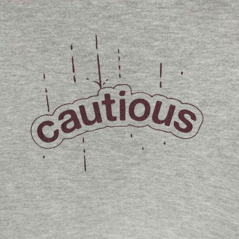 cautious ロゴプリントプルオーバーパーカー メンズ JPN:M