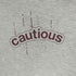 cautious ロゴプリントプルオーバーパーカー メンズ JPN:M