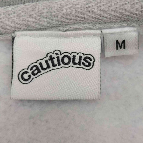 cautious ロゴプリントプルオーバーパーカー メンズ JPN:M