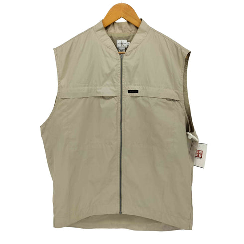 カルバンクラインジーンズ Calvin Klein Jeans ロゴ ジップアップ ベスト メンズ import:M