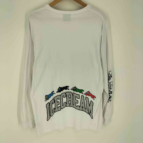 アイスクリーム ICE CREAM STYLE FACTS L/S TEE クルーネック プリント Tシャツ メンズ JPN:XL