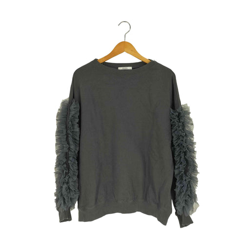 スナイデル snidel 24SS フリルチュールデザインスウェットプルオーバー レディース ONE SIZE