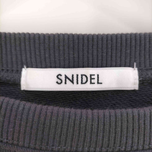 スナイデル snidel 24SS フリルチュールデザインスウェットプルオーバー レディース ONE SIZE