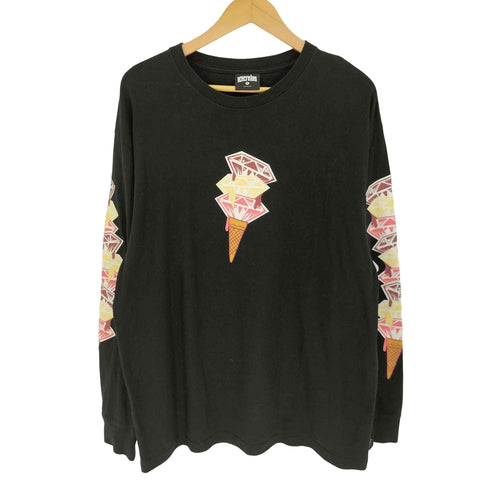 アイスクリーム ICE CREAM LASEK LS T-SHIRT クルーネック プリント Tシャツ メンズ JPN:XL