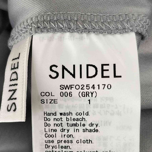スナイデル snidel 25AW フロントギャザーレースドレス レディース JPN:1