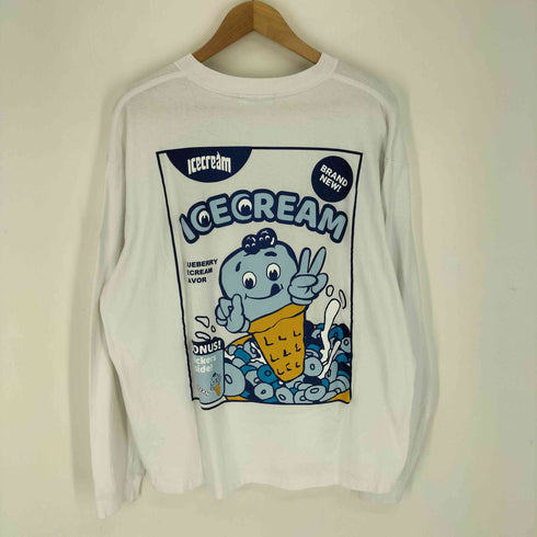 アイスクリーム ICE CREAM 両面プリント クルーネック L/S シャツ メンズ JPN:XL