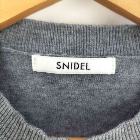 スナイデル snidel エンブレムジャガードニットプルオーバー レディース
