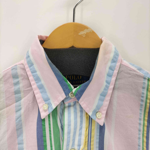 ポロラルフローレン POLO RALPH LAUREN CLASSIC FIT スモールポニー刺繍 L/Sストライプシャツ メンズ S