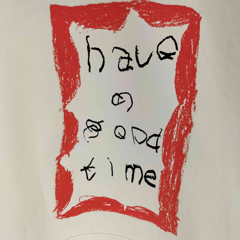 ハブアグッドタイム HAVE A GOOD TIME CRAYON FRAME PULLOVER HOODIE メンズ L