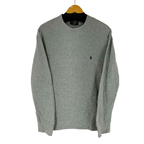 ポロラルフローレン POLO RALPH LAUREN スモールポニー刺繍 サマーワッフル L/S Tシャツ メンズ import:M