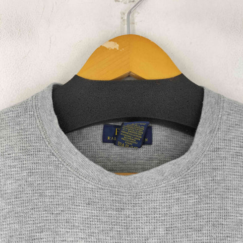 ポロラルフローレン POLO RALPH LAUREN スモールポニー刺繍 サマーワッフル L/S Tシャツ メンズ import:M