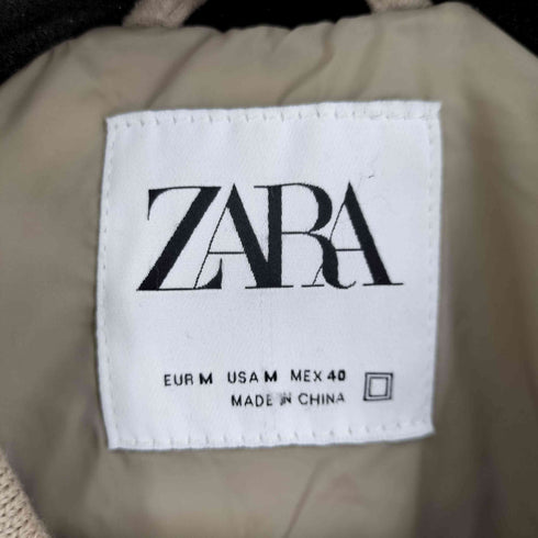 ザラ ZARA フェイクスエード ジップブルゾン メンズ import:M