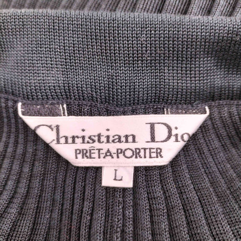 クリスチャンディオール Christian Dior OLD クロップド イージー プリーツスカート レディース JPN:L