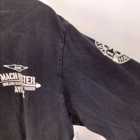 アヴィレックス AVIREX MACH BUSTER T-SHIRT マッチ バスター クルーネック長袖Tシャツ メンズ import:XL