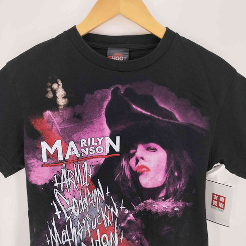 シュート SHOOT ロックバンドアーティスト ツアー 両面プリント クルーネックTシャツ メンズ import:S