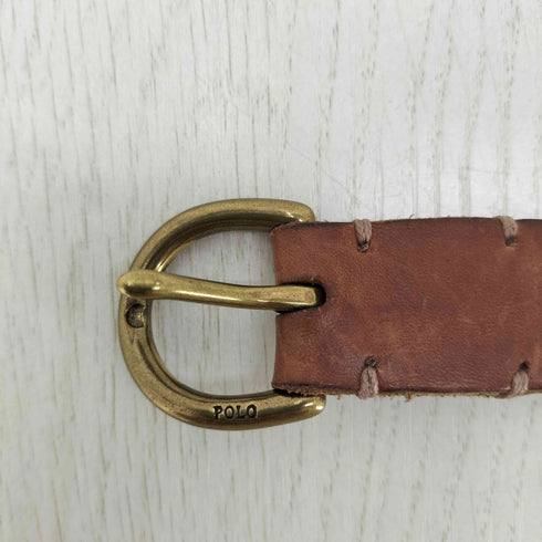ポロラルフローレン POLO RALPH LAUREN レザー ナローメッシュベルト メンズ