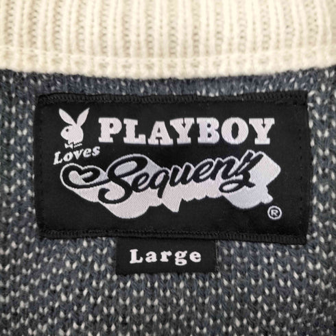 プレイボーイ PLAYBOY BUNNY COWICHAN LIKE SWEATER メンズ JPN:L