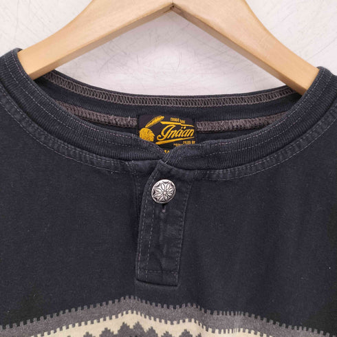 インディアン INDIAN コンチョ ヘンリーネックTシャツ メンズ JPN:M