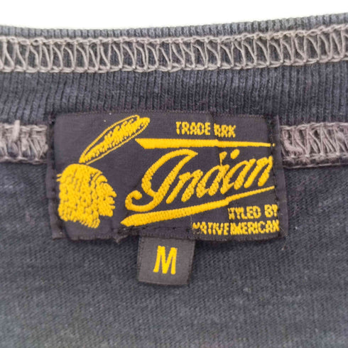 インディアン INDIAN コンチョ ヘンリーネックTシャツ メンズ JPN:M