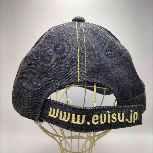 エヴィス EVISU 日本製 カモメ刺繍 ポケット デニムキャップ メンズ