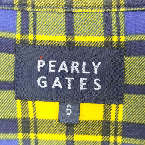 パーリーゲイツ PEARLY GATES L/Sチェックシャツ メンズ 6