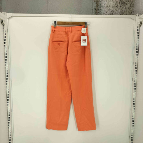 エイチビューティーアンドユースユナイテッドアローズ H BEAUTY & YOUTH UNITED ARROWS DOUBLE CLOTH WIDE TAPERED PANTS ダブル クロス ワイド テーパード パンツ レディース JPN:S