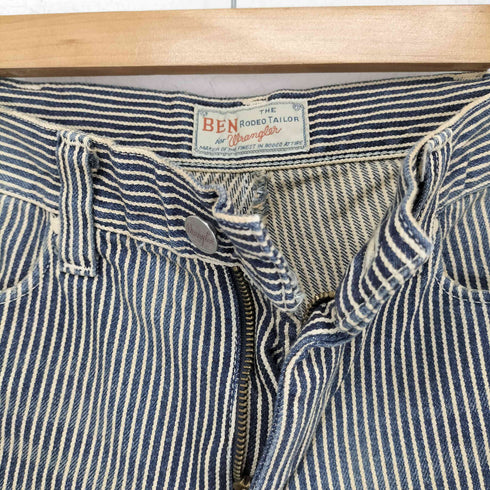 ラングラー Wrangler BEN THE RODEO TAILOR ヒッコリーパンツ メンズ US:30-31