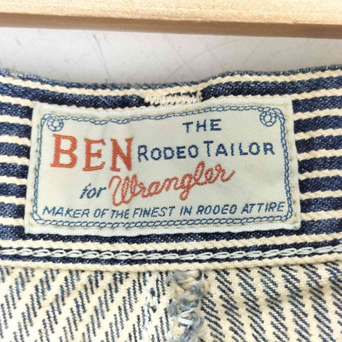 ラングラー Wrangler BEN THE RODEO TAILOR ヒッコリーパンツ メンズ US:30-31
