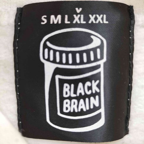 ブラックブレイン BLACK BRAIN 両面ロゴプリント プルオーバーパーカー メンズ JPN:XL
