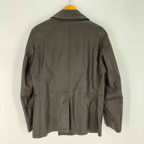 コムサイズム COMME CA ISM レザー ピーコート メンズ JPN:M