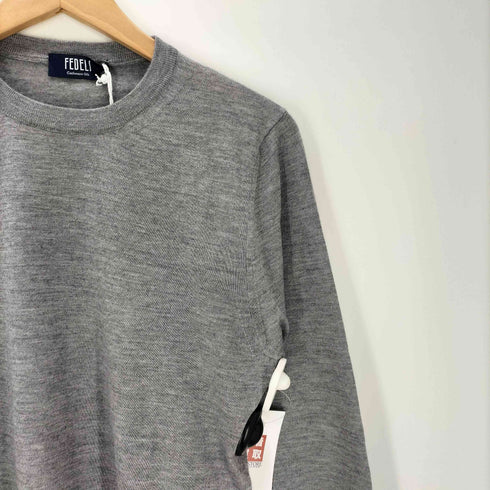 FEDELI Seta Sweater セタ セーター カシミヤ混 メンズ EUR:48