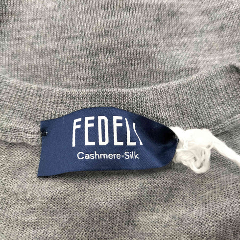 FEDELI Seta Sweater セタ セーター カシミヤ混 メンズ EUR:48
