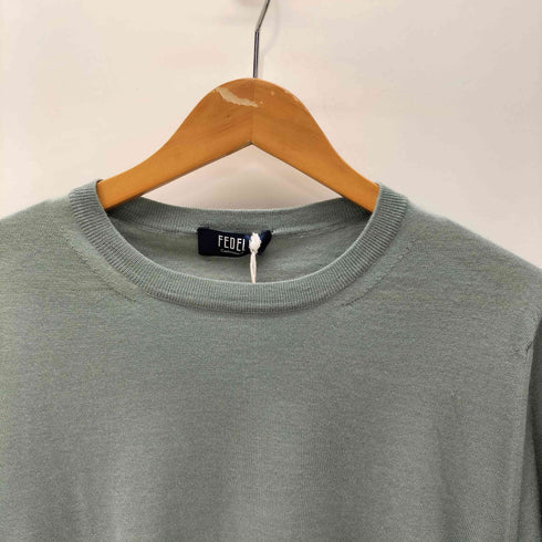 FEDELI Seta Sweater セタ セーター カシミヤ混 メンズ EUR:46