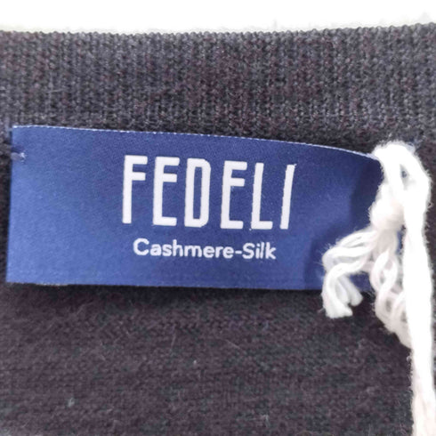 FEDELI Seta Sweater セタ セーター カシミヤ混 メンズ EUR:46