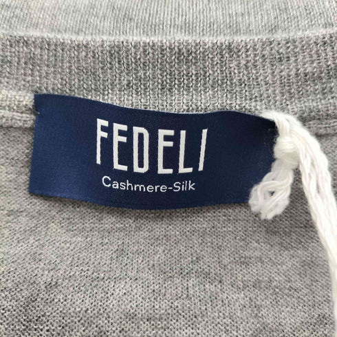 FEDELI Seta Sweater セタ セーター カシミヤ混 メンズ EUR:46