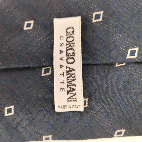 ジョルジオアルマーニ Giorgio Armani イタリア製 小紋柄 ネクタイ メンズ