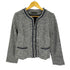 IEDIT PREMIUM COLLECTION ノーカラーツイードジャケット レディース LL