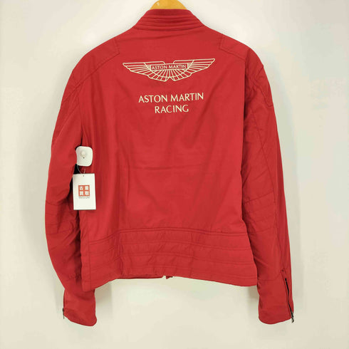 ハケットロンドン hackett london ASTON MARTIN RACING 刺繍 ダブルジップ 中綿 レーシングジャケット メンズ import:L