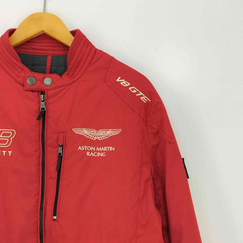 ハケットロンドン hackett london ASTON MARTIN RACING 刺繍 ダブルジップ 中綿 レーシングジャケット メンズ import:L
