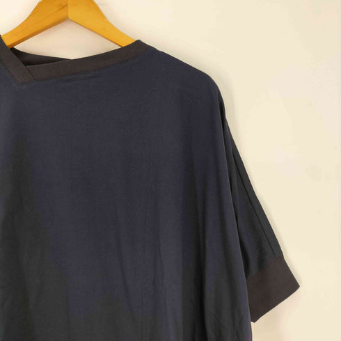 ミズイロインド mizuiro ind 24SS asymmetry neck wide OP アシンメトリー ネック ワイド ワンピース レディース FREE