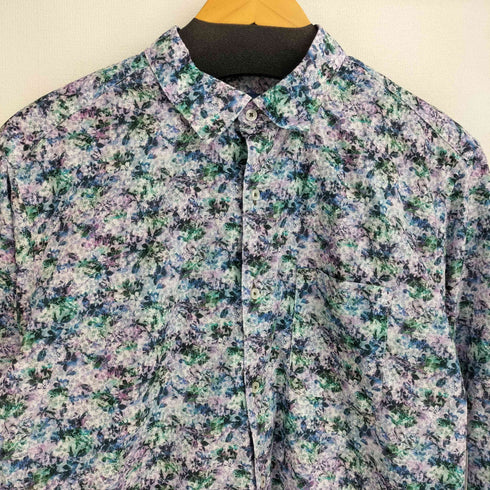 マウリツィオバルダサーリ MAURIZIO BALDASSARI トップス シャツ 小花柄 総柄 メンズ EUR:50
