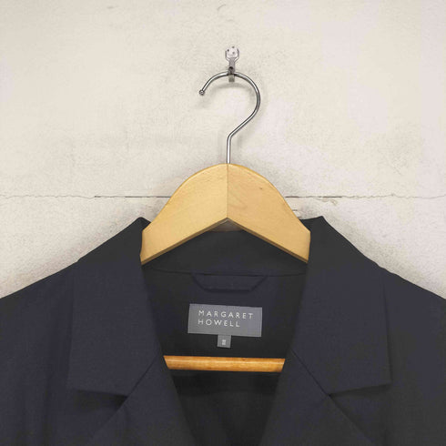 マーガレットハウエル MARGARET HOWELL SUMMER WOOL POPLIN サマーウール ダブルワンピース レディース JPN:2