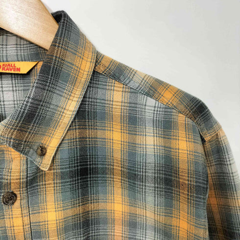 フェールラーベン FJALL RAVEN シャドー オンブレチェック ワークシャツ メンズ import:L