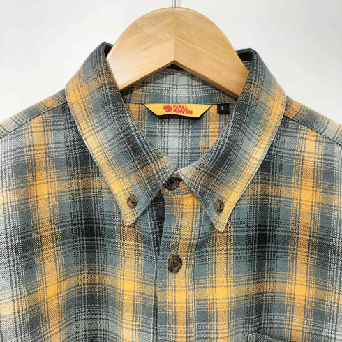 フェールラーベン FJALL RAVEN シャドー オンブレチェック ワークシャツ メンズ import:L
