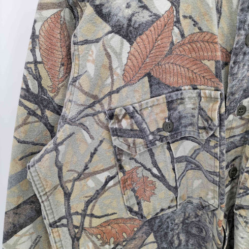 カベラス Cabela's 90S USA製 リアルツリー カモ L/S シャツ メンズ import:L
