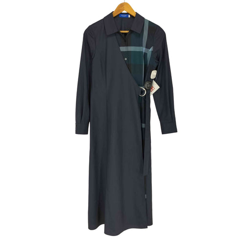 ブルーレーベルクレストブリッジ BLUE LABEL CRESTBRIDGE チェック柄切り替えワンピース レディース EUR:38