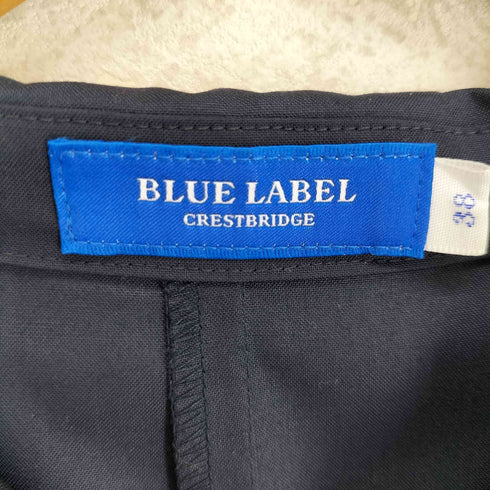 ブルーレーベルクレストブリッジ BLUE LABEL CRESTBRIDGE チェック柄切り替えワンピース レディース EUR:38